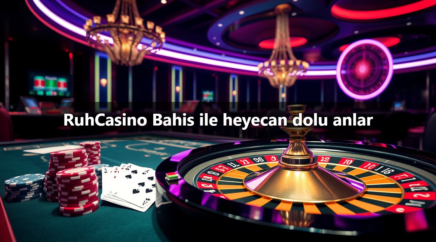 RuhCasino Bahis ile heyecan dolu anlar