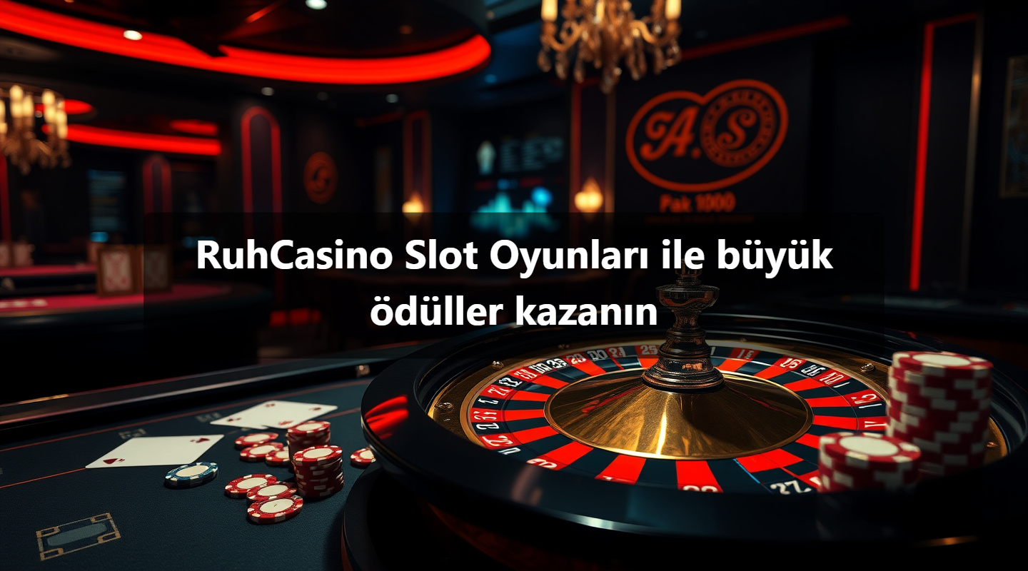 RuhCasino Slot Oyunları ile büyük ödüller kazanın